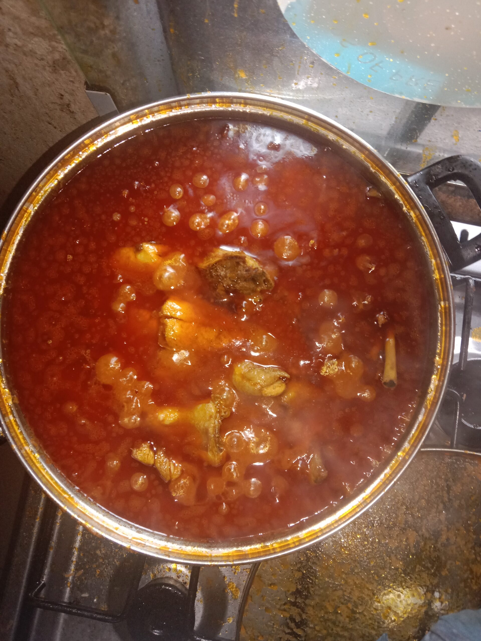 Pepper mix chicken stew