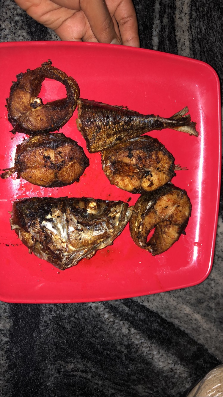 Spicy fried fish