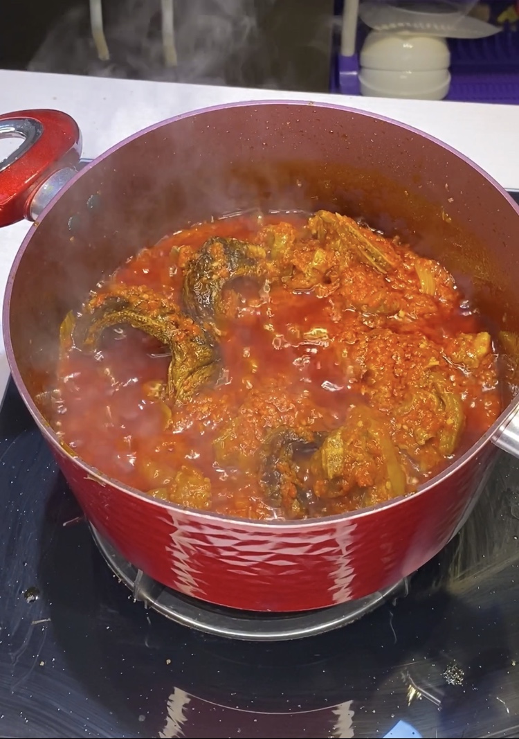 BUKA STEW WITH DRIED FISH AND FRIED MEAT
