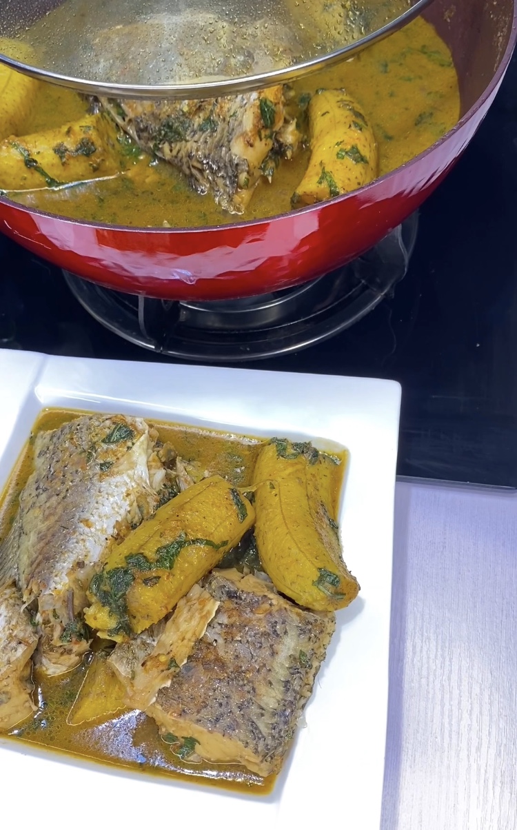FISH AND PLANTAIN PEPPERSOUP